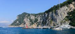 Capri island in Campania, Italy