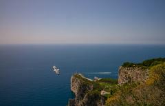 Seascape view from Anacapri's belvedere