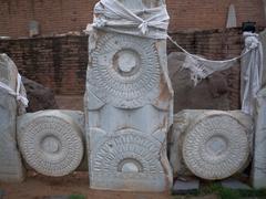 Buddhist remains at Amaravathi, Andhra Pradesh, India