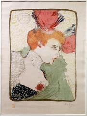 Portrait of Mademoiselle Marcelle Lender by Henri de Toulouse-Lautrec