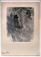 Henri de Toulouse-Lautrec's lithograph of Baron Moise Mendicante