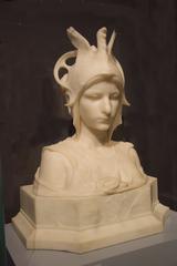 Marble sculpture 'Le Sphinx' by Charles Van der Stappen