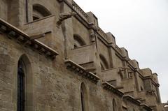 Detail of Saint-Michel Cathedral in Carcassonne