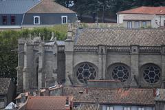 Panoramic view from the top of Saint-Vincent Church in Carcassonne