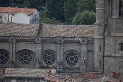 Panorama of Carcassonne from the Saint Vincent Church bell tower