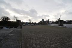 Corrib River with Galway Dome in the background