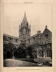 Christ Church cloisters and cathedral in Oxford