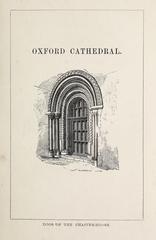 Oxford Cathedral chapter house door