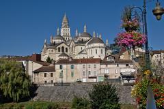 Saint-Front Cathedral viewed from the other side of the Dordogne river