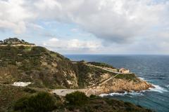 Fort of El Desnarigado and Lighthouse of Punta Almina in Ceuta, Spain