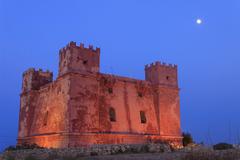 The Red Tower in Malta