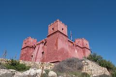 Saint Agatha's Tower or the Red Tower in Malta