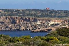 Foresta 2000 view from Majjistral Nature and History Park in Malta