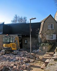 Building work at Kettle's Yard