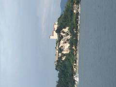 Borromeo Palace at Lago Maggiore viewed from Arona