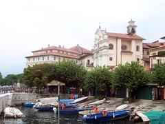 Isola Bella on Lake Maggiore with Palazzo Borromeo and lush gardens