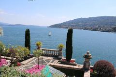 Isola Bella on Lake Maggiore, part of the Borromean Islands, with lush gardens and historic architecture