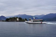 Lake Maggiore ferry Albatros enroute to Isola Bella