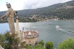 Scenic view from Isola Bella