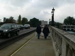 Crossing Kingston Bridge towards Hampton Wick