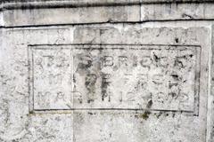 Inscription on Kingston Bridge