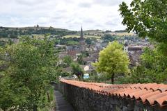 Aurillac view from Chateau St. Etienne