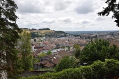 Aurillac view from St. Étienne castle