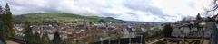 Panorama of Aurillac city