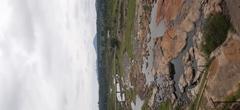 A river drying up from extreme weather in Hurputoli, Ranchi, Jharkhand