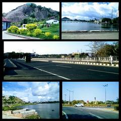 Collage of Ranchi landmarks and scenery