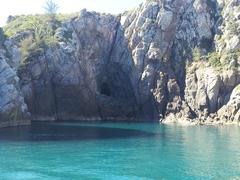 Arraial do Cabo coastline with blue ocean and white sandy beach