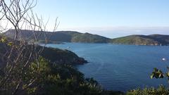 view from the road to the Pontal do Atalaia beaches in Arraial do Cabo