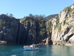 Rocky cliff at Arraial do Cabo