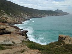 Arraial de Cabo aerial view with coastline