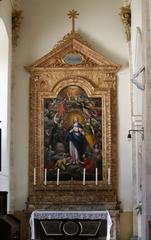 Side altar of Basilica of Our Lady in Fribourg