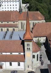 Basilique Notre-Dame and Cathedral in Fribourg, Switzerland