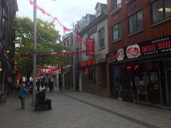 Rue de la Gauchetière in Montreal Chinatown