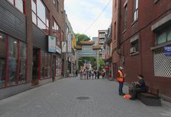 Street in Chinatown, Montreal, Canada