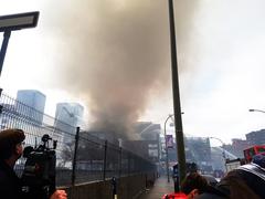 Fire in Montreal's Chinatown destroys heritage building Édifice Robillard, November 17th, 2016