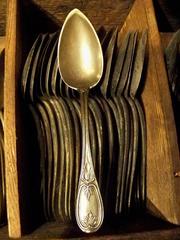 1856 spoons at Arabia Steamboat Museum