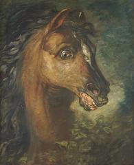 Painting of a horse's head