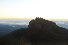 View of Pedra do Sino at sunrise in Serra dos Órgãos National Park