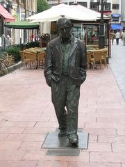 Statue dedicated to Woody Allen in Oviedo, Asturias