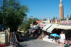 Yivli Minaret Mosque in Antalya old town