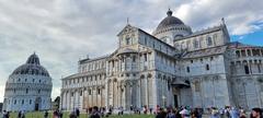 Pisa Cathedral with its intricate facade and architectural details