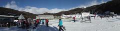 Friday Flat meeting area in Thredbo