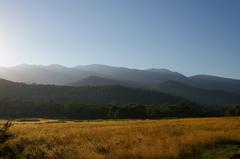 sunrise at Geehi camping ground