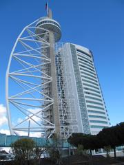 Modern hotel building with a unique angular design