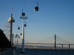 Vasco da Gama Bridge at Parque das Nações in Lisbon