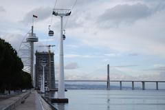 Vasco da Gama Tower in Lisbon, Portugal